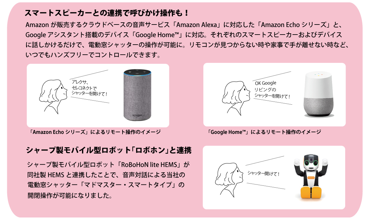 HEMS連携で他の家電製品とまとめて操作