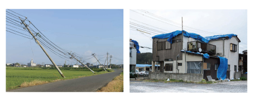 飛来物による建物被害